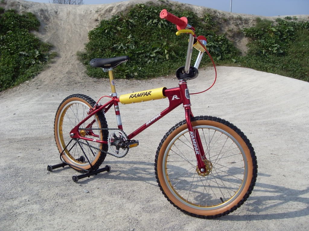Old school NOS Rampar bmx bike decal sticker r10 r11 team 