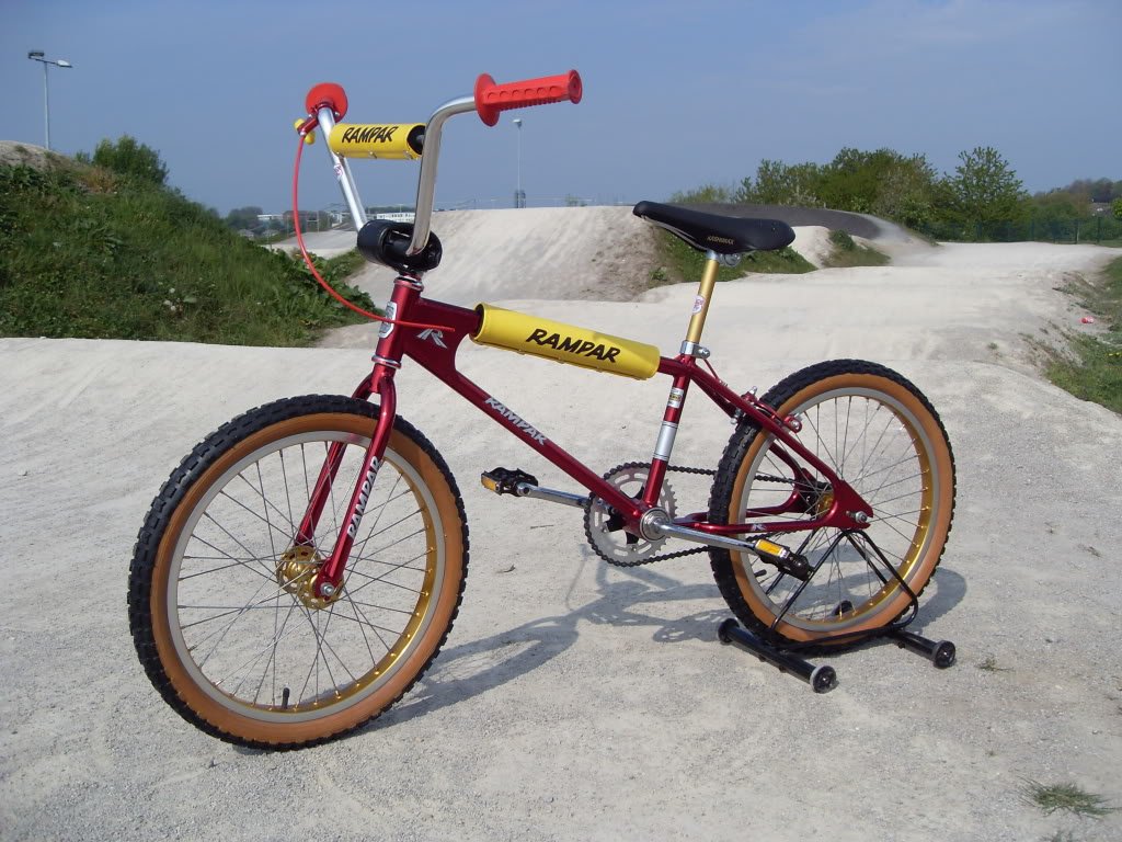 Old school NOS Rampar bmx bike decal sticker r10 r11 team 